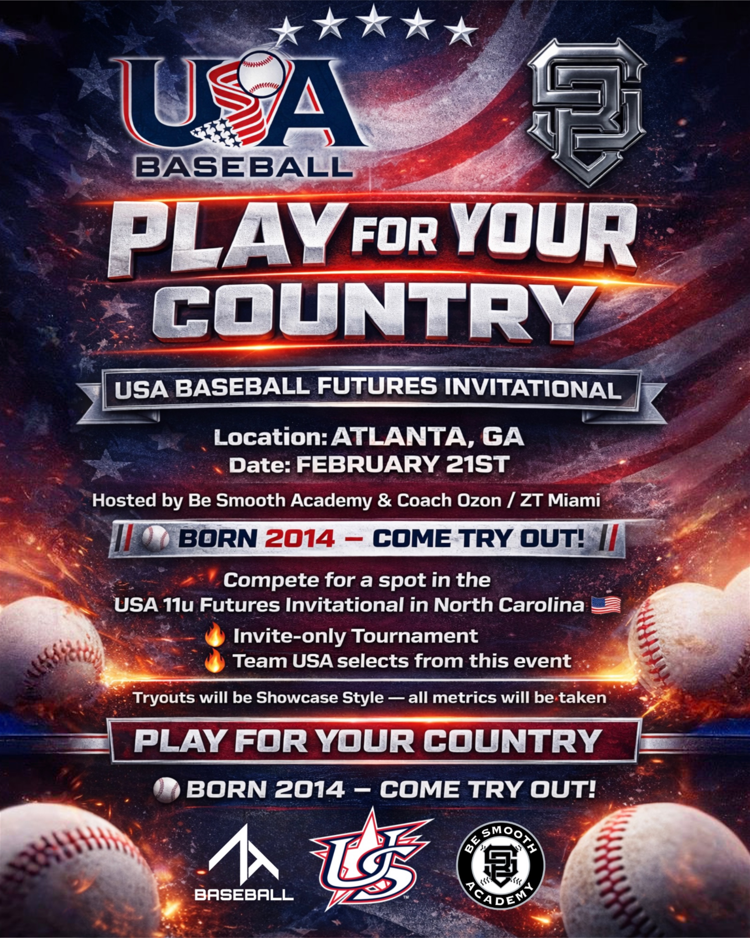 USA BASEBALL FUTURES INVITATIONAL TRYOUT